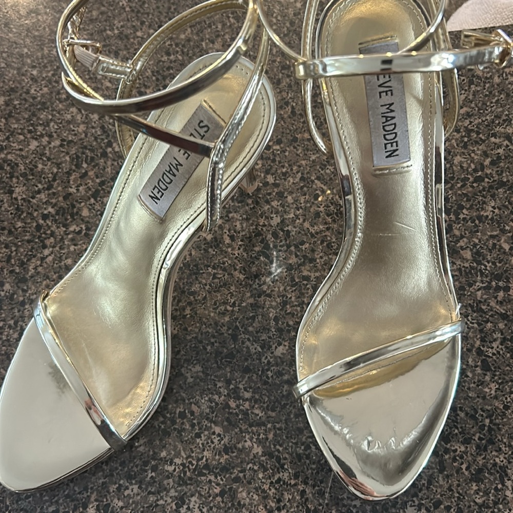 Steve Madden Gold Heels